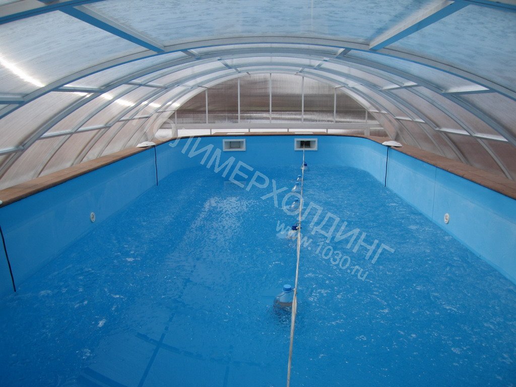 Полипропиленовый бассейн с защитным колпаком